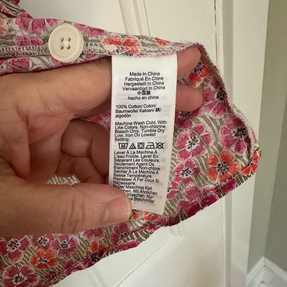 JCrew Liberty cropped gamine shirt - Picture 3 of 3